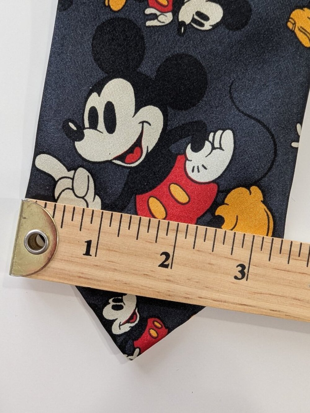 Vintage Disney KM Milano Mickey Mouse Cartoon Necktie - Picture 4 of 7